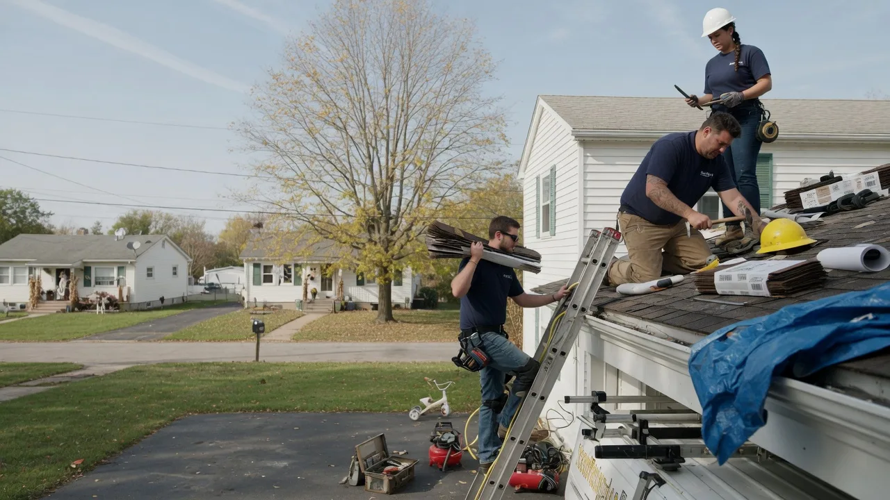 Local Roofing Contractors in Opdyke, IL near me